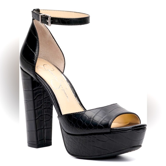 Jessica Simpson Shoes - Jessica Simpson Black Platform Pumps Sz 7M